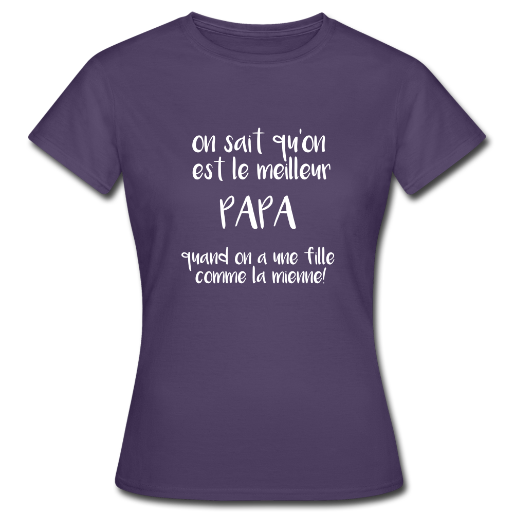 T-Shirt - dark purple