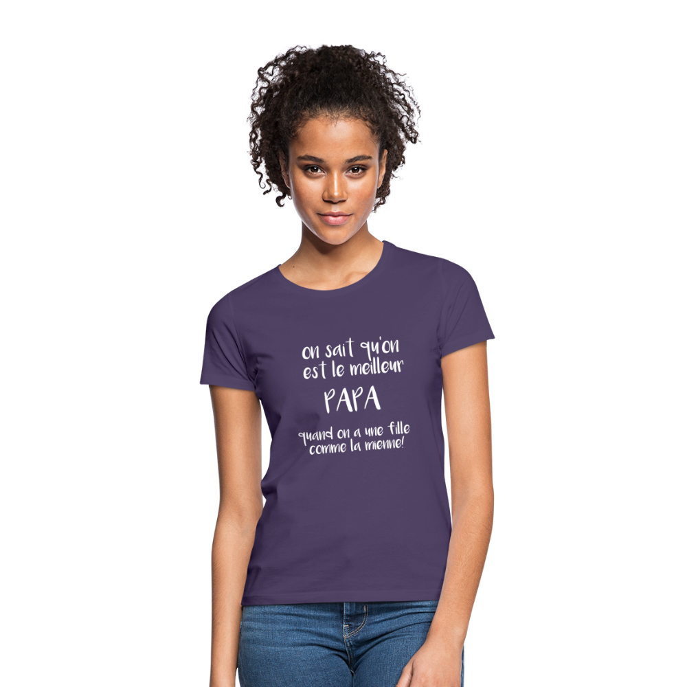 T-Shirt - dark purple