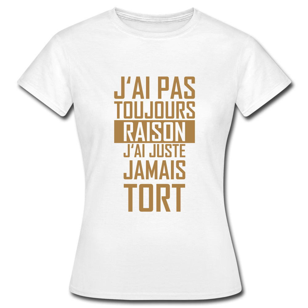 T-shirt Femme - blanc