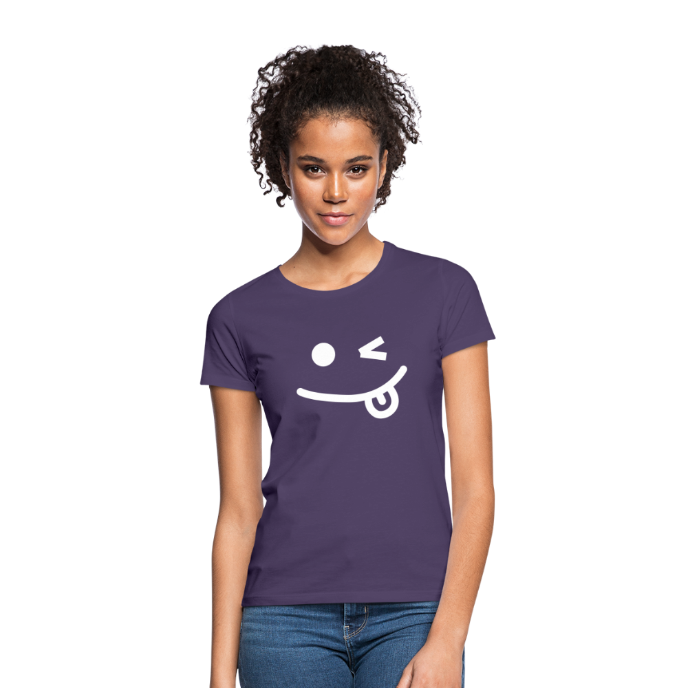 T-shirt Femme - violet foncé