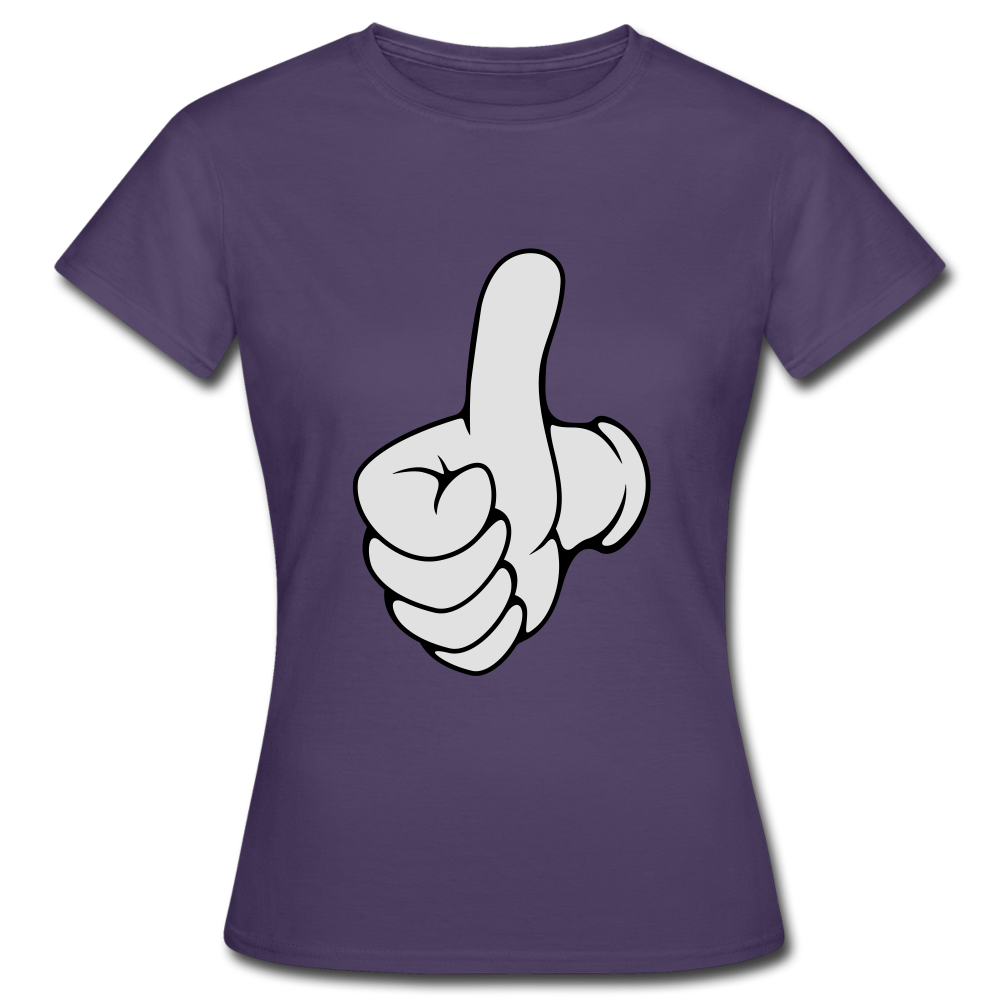 T-shirt Femme - violet foncé