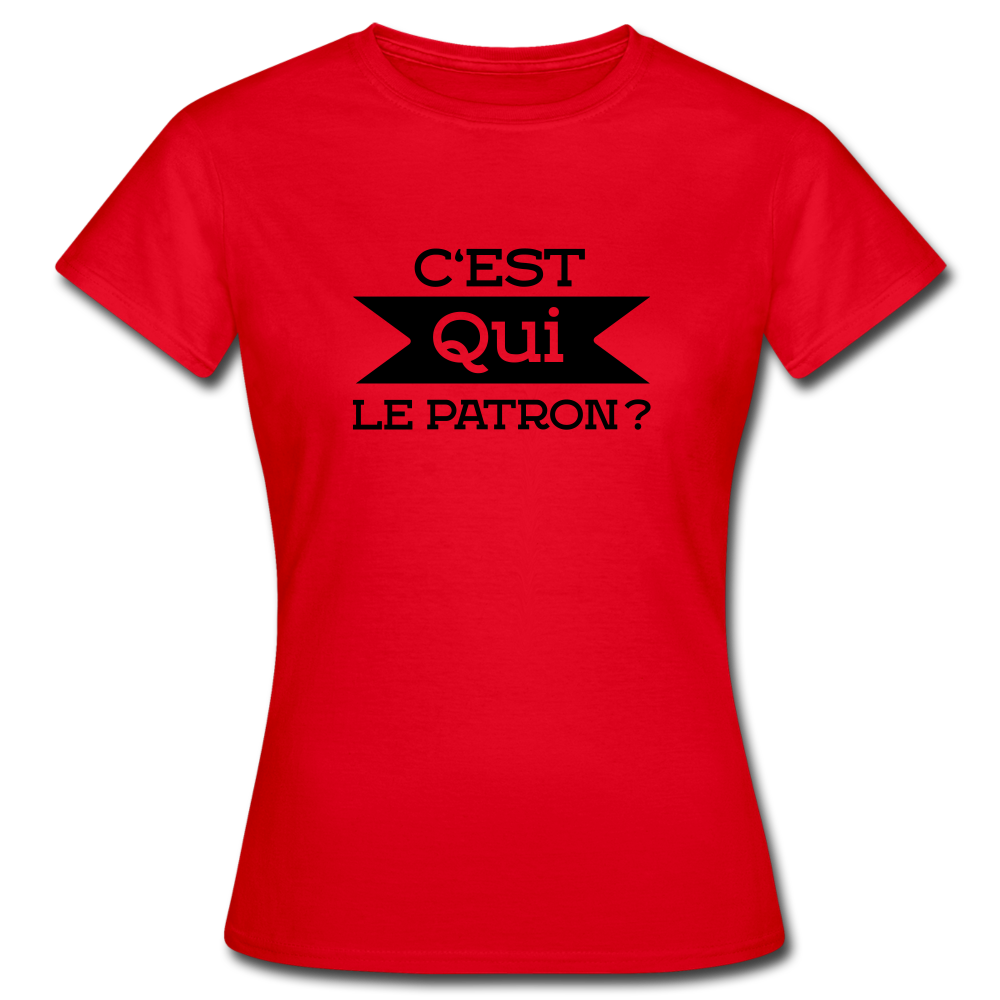 T-shirt Femme - rouge