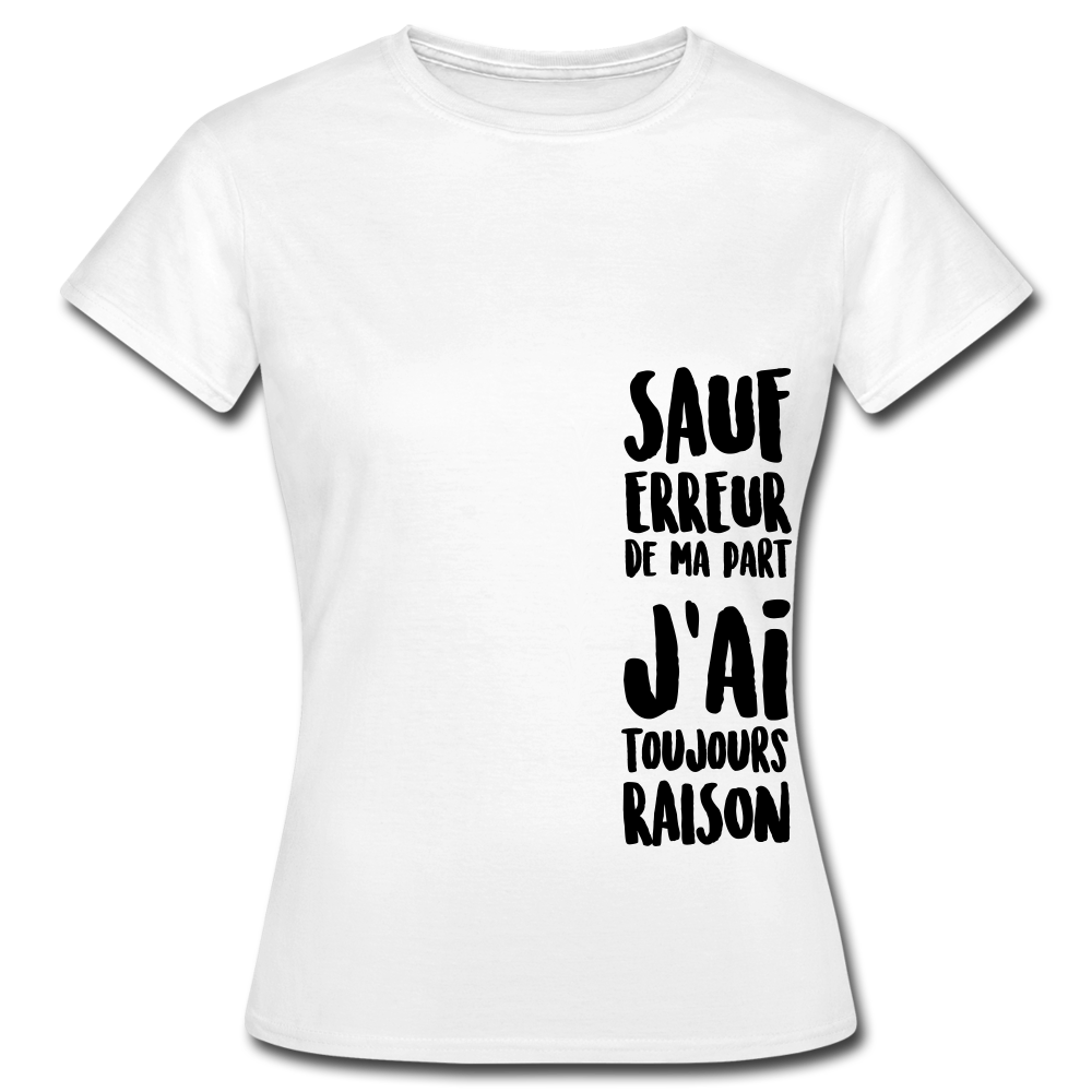 T-shirt Femme - blanc