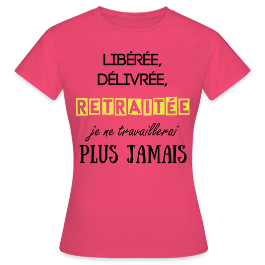 T-shirt Femme - rose azalée