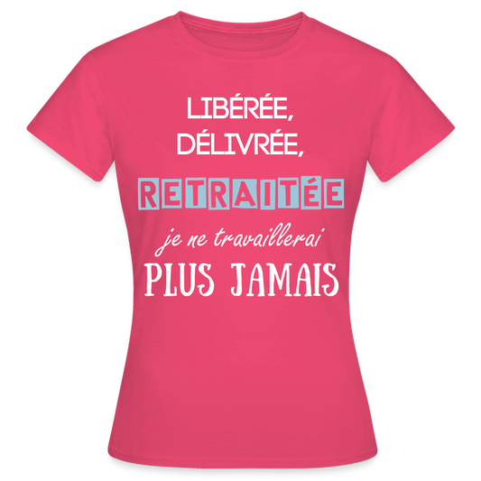 T-shirt Femme - rose azalée